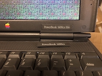 PowerBook 1400cs 166 label