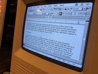 Macintosh SE/30 screen